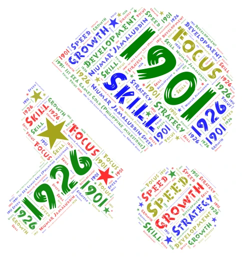 Table Tennis word cloud art