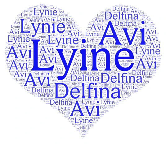 friends word cloud art