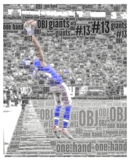 OBJ word cloud art