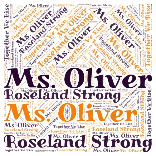 ms jones word cloud art