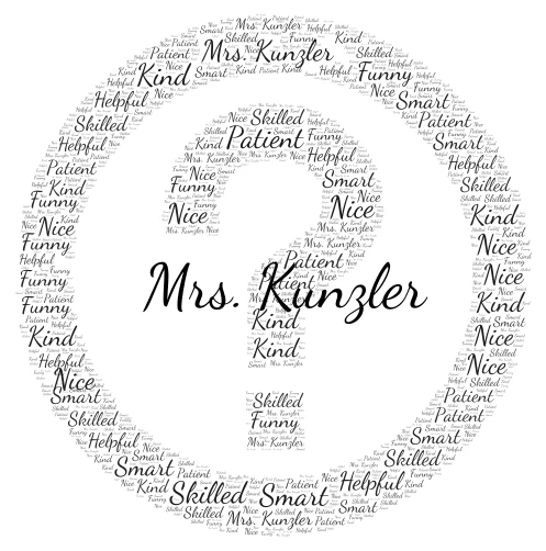 Kunzler word cloud art