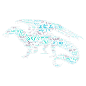 Animus seawing word cloud art