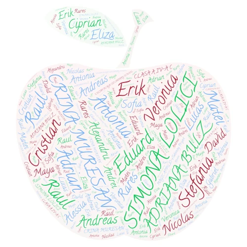 Magic App(le) word cloud art