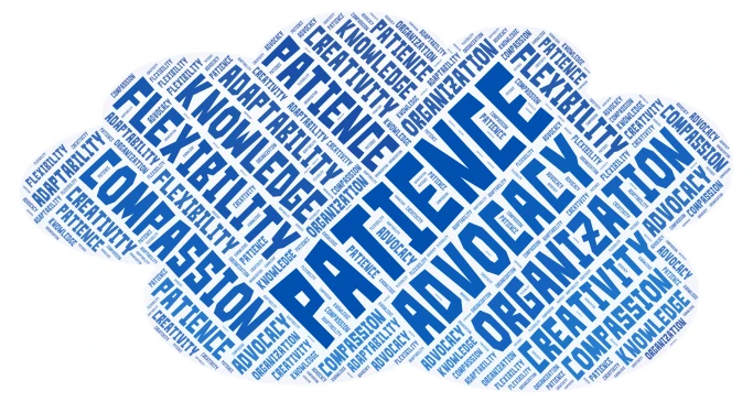 School word cloud art