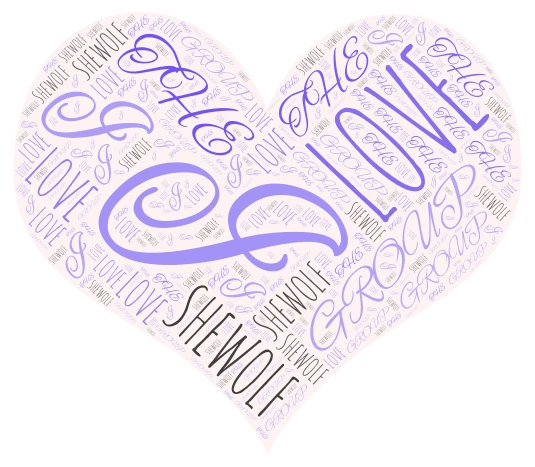 love word cloud art
