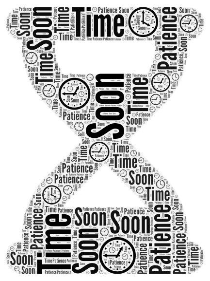 TIme is ticking... word cloud art