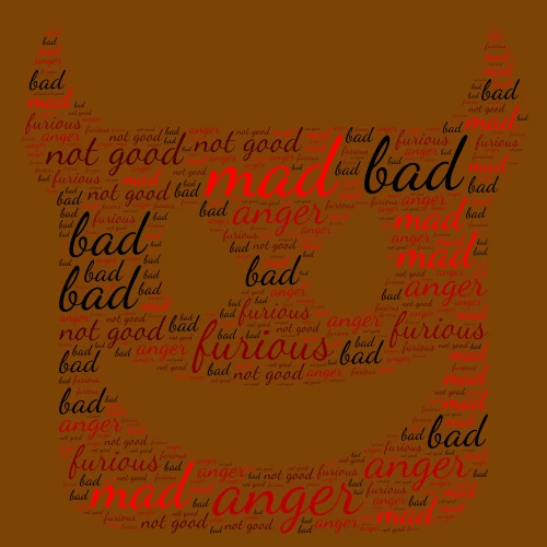 mad word cloud art