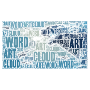 GODZILLA word cloud art