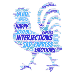 interjection gamecock word cloud art