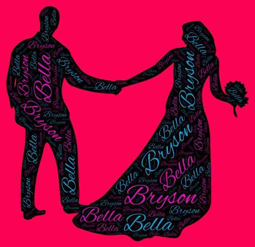 BrysonBella word cloud art