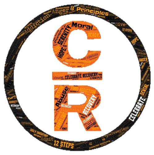 C/R black orange white NO BACKGROUND word cloud art