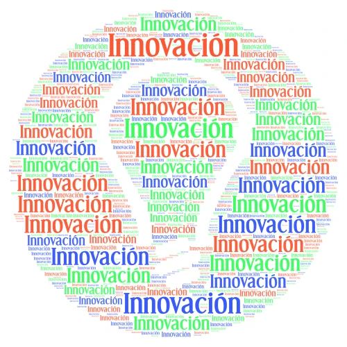 Innovación word cloud art