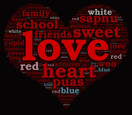 sapnu puas word cloud art