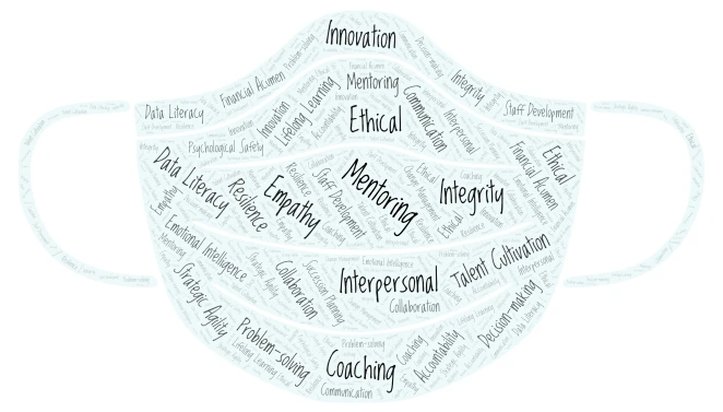 Mentoring & Development word cloud art