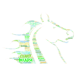 Hoarse point o word cloud art