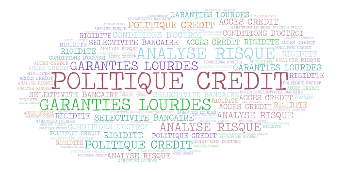 FACTEURS BANQUES word cloud art