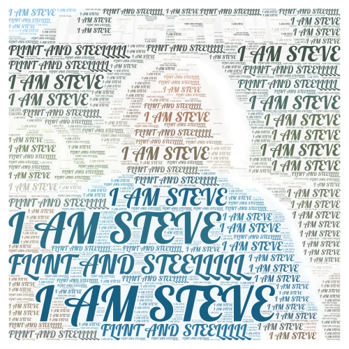 FLINT AND STEELLLLLL word cloud art