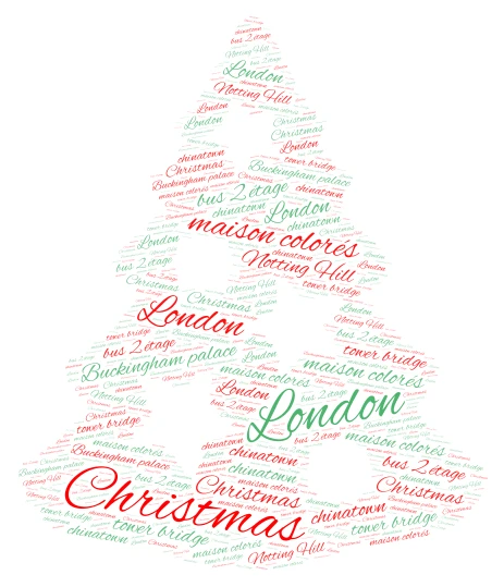 Sapin word cloud art