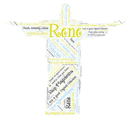 Rene12 word cloud art