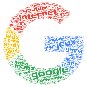 google word cloud art