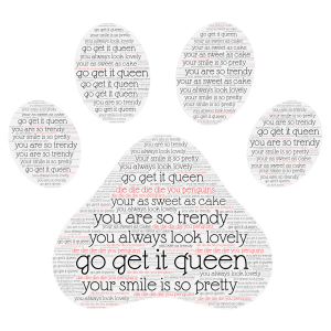 FOR ALL MY LOVLEY PENGUINS OUT THERE word cloud art