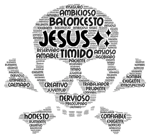 Blah word cloud art