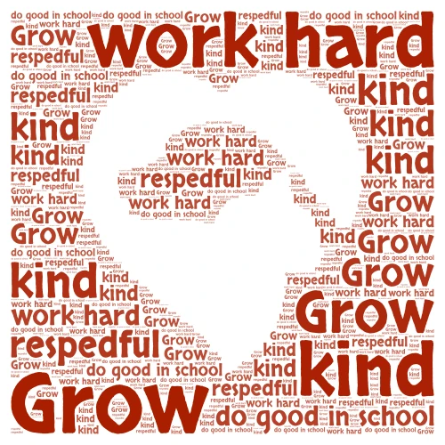 work hard word cloud art