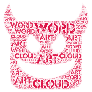 scem word cloud art