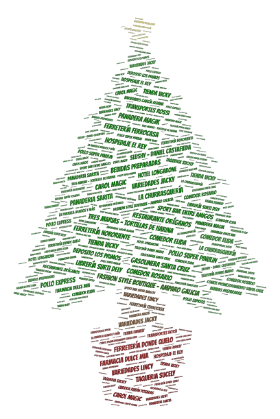 arbol word cloud art