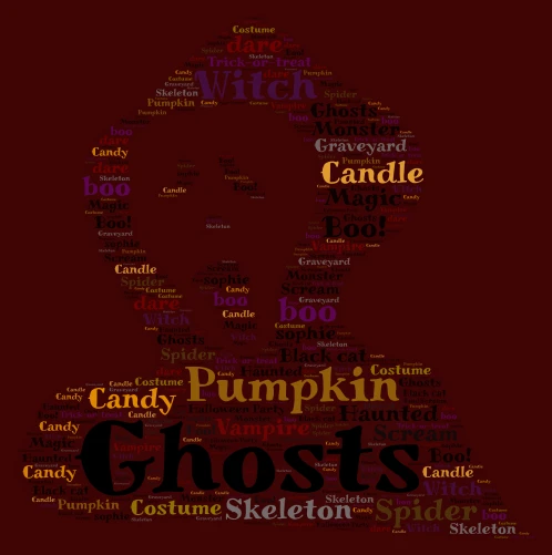 I love you word cloud art