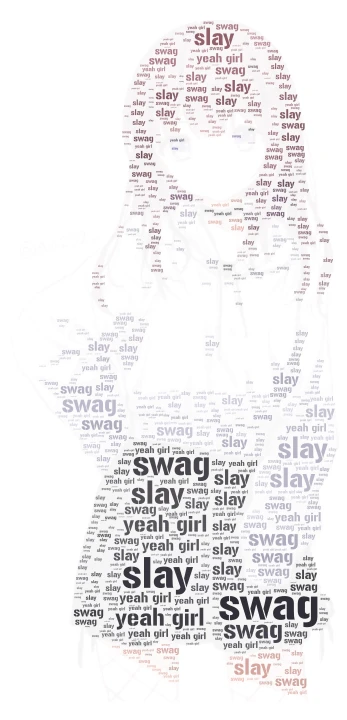 swag word cloud art