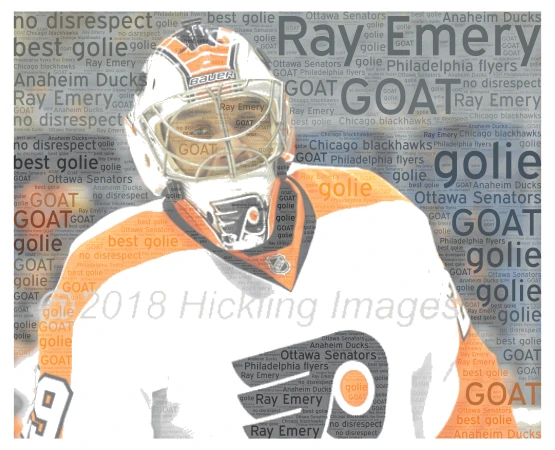 RAY EMERY word cloud art