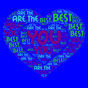 You are the best word cloud art