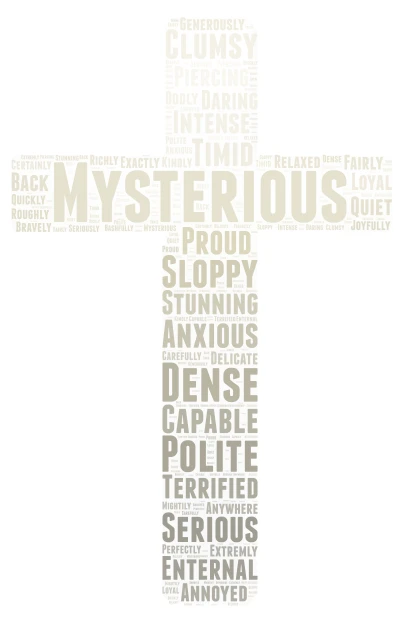 cross word cloud art