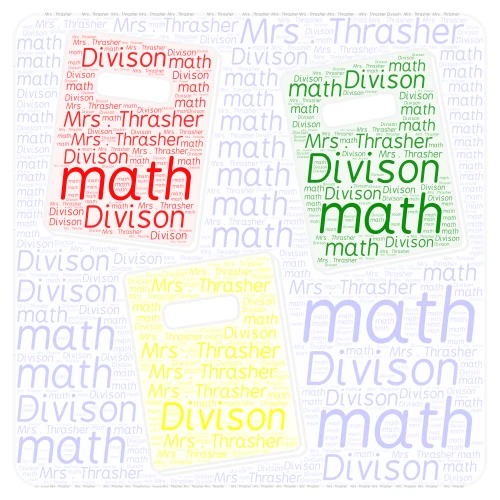 Mrs.Thrasher word cloud art