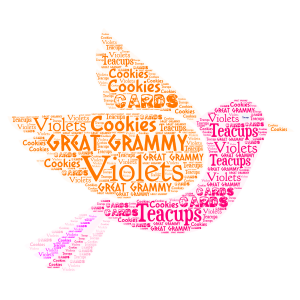 Great Grammy word cloud art