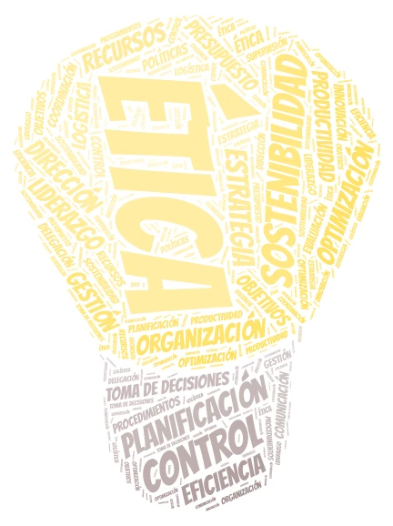 School Lamp word cloud art