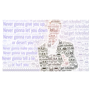 Sorrrrry just HAD to do this >:) word cloud art
