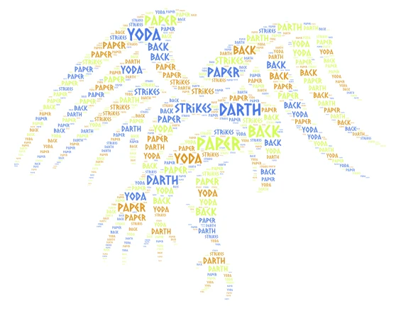 blaah word cloud art