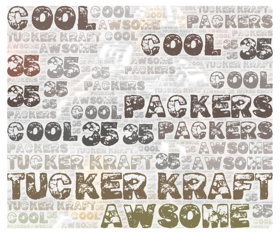 tucker kraft word cloud art