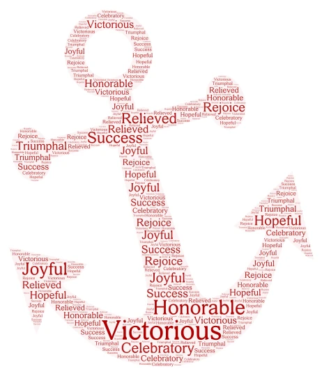 Shape poetry word cloud art