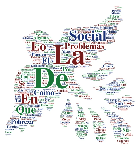 Nube de palabras  word cloud art