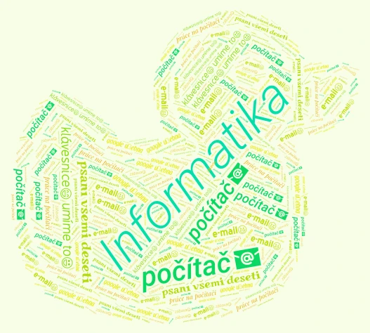 IT word cloud art