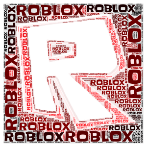 ROBLOX word cloud art