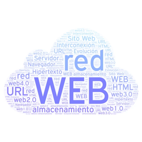 WEB word cloud art