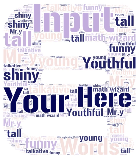 mr.y word cloud art