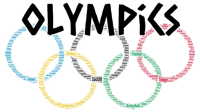 Olympic Games!  word cloud art