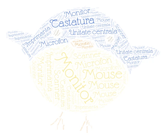 Structura calculatorului word cloud art