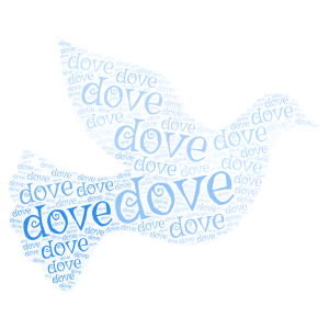 icy the dove word cloud art