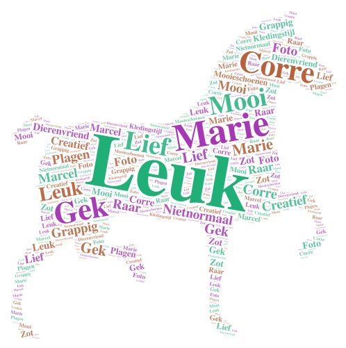 marie-julieke  word cloud art